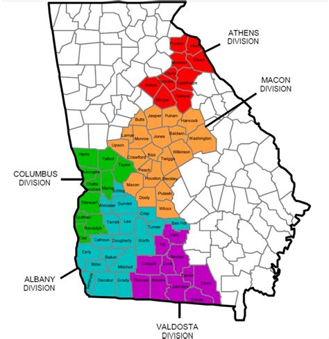 Georgia District Map