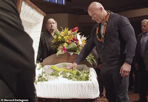 Dwayne 'The Rock' Johnson pays tribute to his father Rocky 'Soul Man' Johnson in tearful eulogy ...