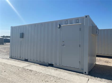 Climate Controlled Storage Container with Door | Falcon Structures