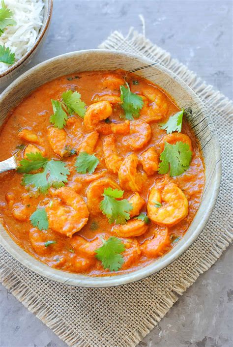 Coconut Shrimp Curry with Rice (Instant Pot Recipe) | Indian Ambrosia