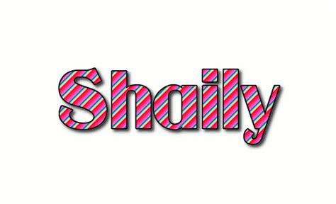 Shaily Logo | Free Name Design Tool from Flaming Text