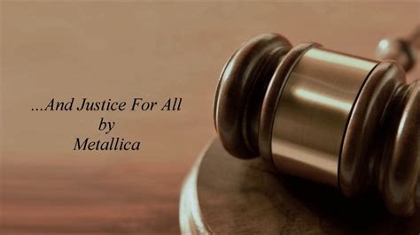 ...And Justice For All by Metallica - Lyrics - YouTube