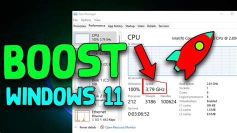 How To Boost Processor and CPU Speed in Windows 11 For Free - YouTube