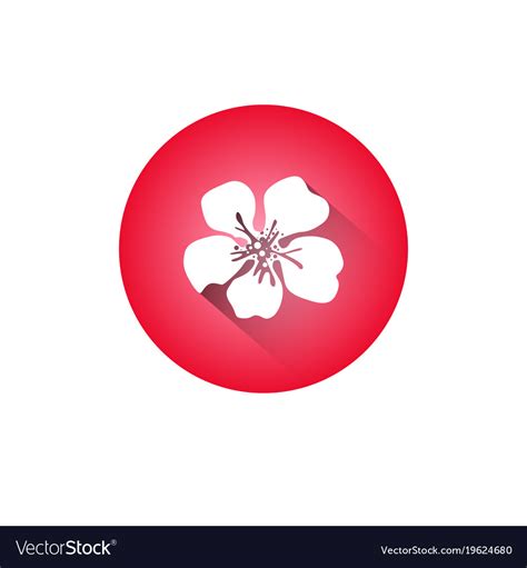 Cherry blossom icon japanese sakura flower Vector Image