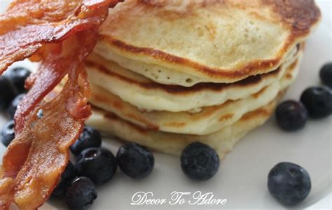 Bacon Pancakes, Makin Bacon Pancakes - Decor To Adore