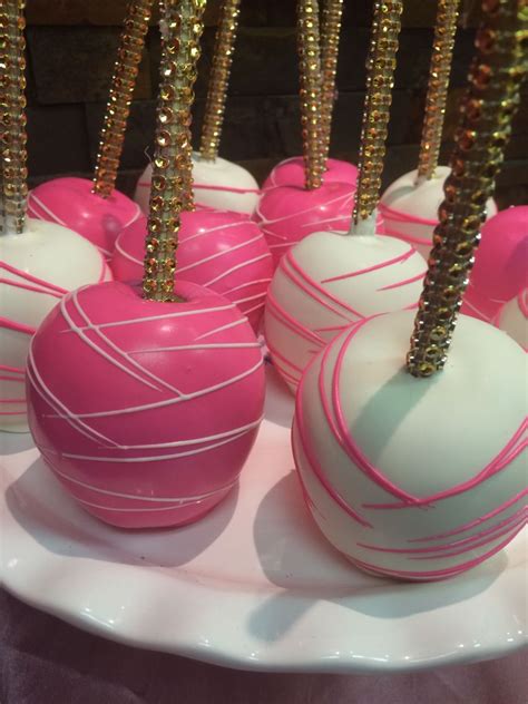 Pink and White chocolate covered apples … | Chocolate covered apples ...