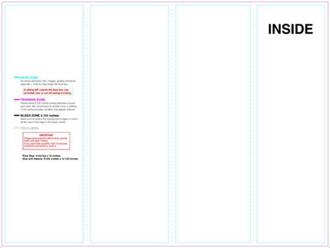 Dreaded Quad Fold Brochure Template Ideas 4 Panel Indesign with regard ...