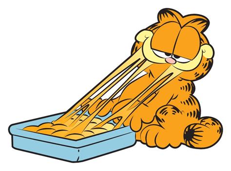 Pictures Of Garfield Eating Lasagna