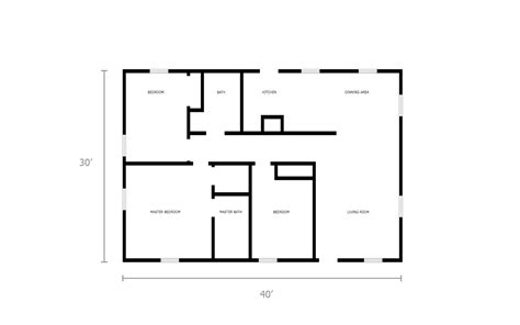 √ 30x30 Metal Building Floor Plans - Alumn Photograph