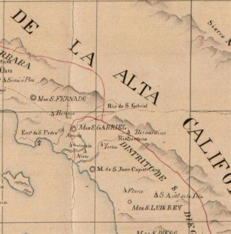 Alta California Map | California map, Alta california, Alta