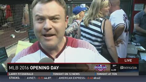 Frank Caliendo does impressions with 12 News on Opening Day | 12news.com