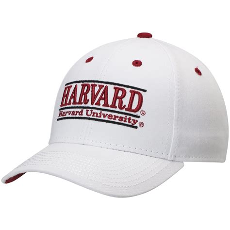 Harvard Crimson The Game Classic Bar Structured Adjustable Hat – White