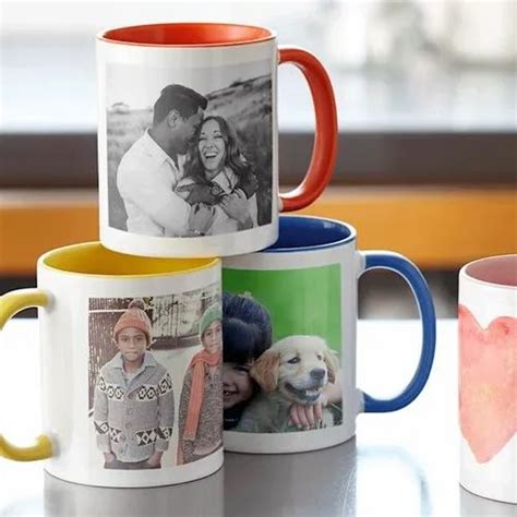 Round Ceramic Sublimation Printed Mug, For Gifting, Capacity: 300ml at ...