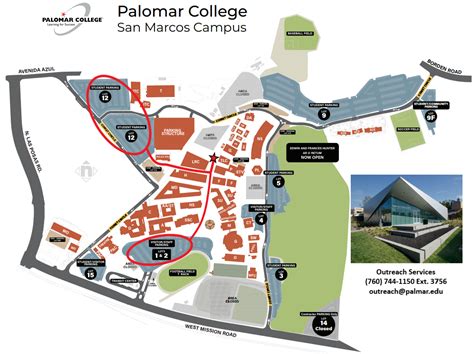 San Marcos Palomar Campus Map - Gisele Ermentrude