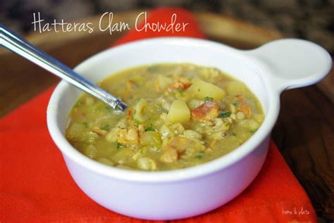 Easy Hatteras Clam Chowder Recipe - Home and Plate