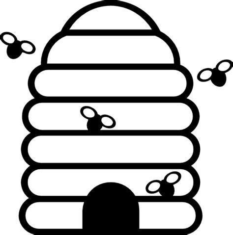 Simple Beehive Art Clip Art at Clker.com - vector clip art online, royalty free & public domain