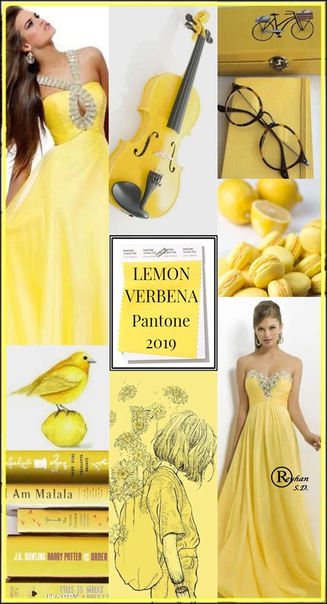 '' Lemon Verbena -Pantone Spring/ Summer 2019 Color'' by Reyhan S.D ...