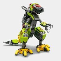 MOC Jurassic Park T. rex VS Dino - Mech Battle Bricks Toy