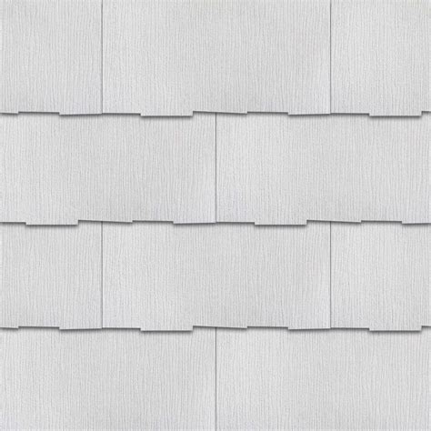 GAF WeatherSide Purity Thatched 12 in. x 24 in. Fiber-Cement Siding Shingle (19-Bundle ...