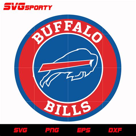 Buffalo Bills Circle Logo svg, nfl svg, eps, dxf, png, digital file ...