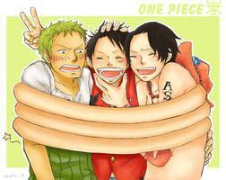 OP - Group Hug by Mcgooen | Ace and luffy, Pet detective, Story