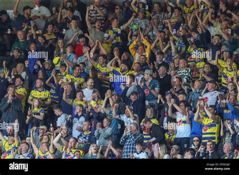 Warrington Wolves fans during the Magic Weekend match Hull FC vs ...