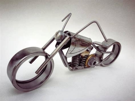 Items similar to Metal Art Motorcycle on Etsy