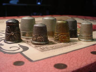 Hazelruthes's: Antique Thimbles Anyone