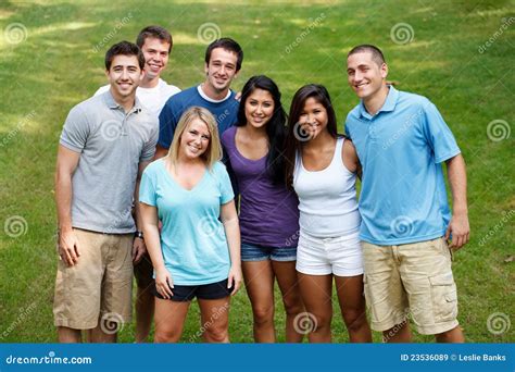 Diverse group of friends stock image. Image of camera - 23536089