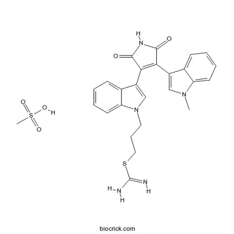 Ro 31-8220 Mesylate | CAS:138489-18-6 | Pan-PKC inhibitor | High Purity ...