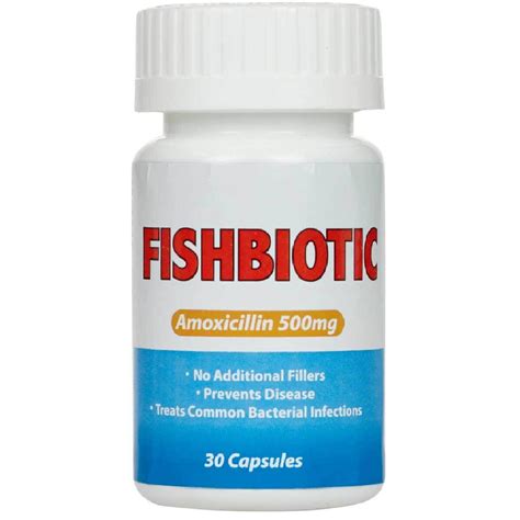 Fishbiotic Amoxicillin - 500mg 30 Capsules | Free Shipping – Fishaid