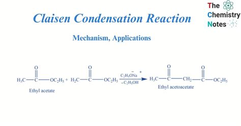 Claisen Condensation Reaction: Mechanism, Applications