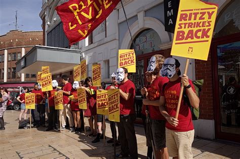 In photos: Brixton Ritzy cinema closes for the day as workers demand a fair wage