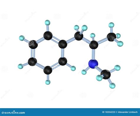 Molecule Methamphetamine Stock Photos - Image: 18354223