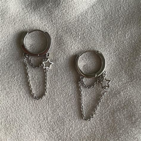 Pura Vida star earrings, silver Worn a couple... - Depop