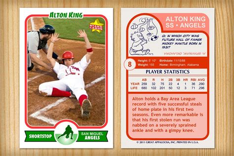 Custom Baseball Card Template