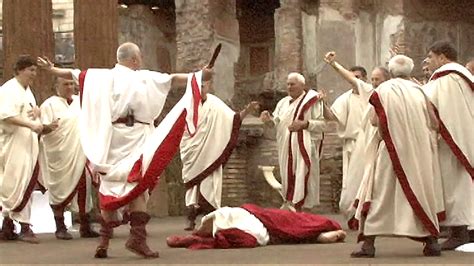 'Dictator Stabbed to Death' in Roman Reenactment - NBC News