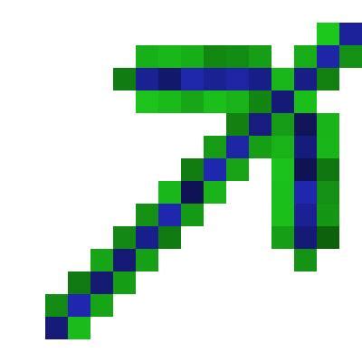 Crystal Pickaxe | Minecraft Items | Tynker