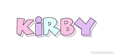 Kirby Logo Font