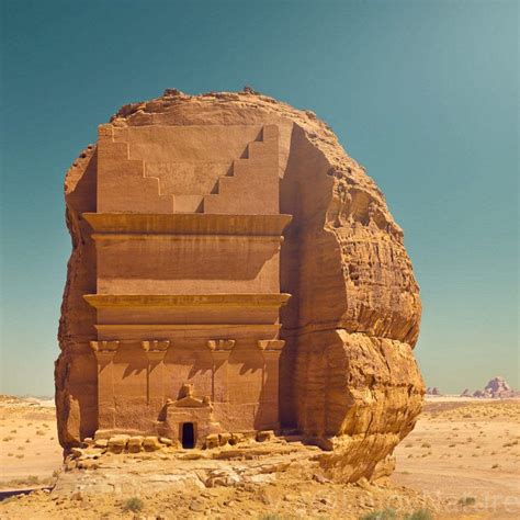 Qasr al-Farid known as the Lonely Castle in the Arabian Desert # ...