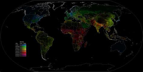 World Population Density Interactive Map