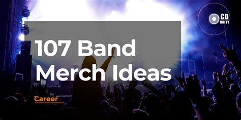 107 Band Merch Ideas: Weird And Unique Music Merch