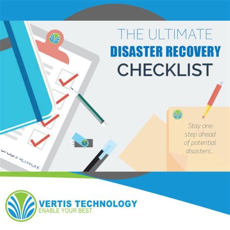 DISASTER RECOVERY CHECKLIST - Vertis Technology Solutions Ltd.