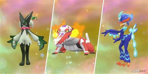 Explained: Pokémon Scarlet and Violet starters evolutions