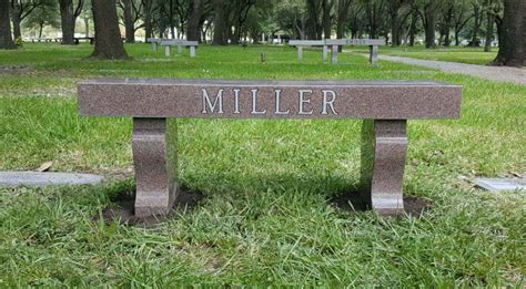 Cemetery Benches #1 Quality Granite Benches for Cemetery