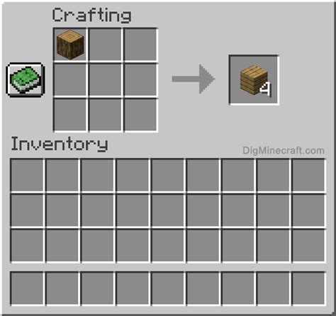 How to make Oak Planks in Minecraft