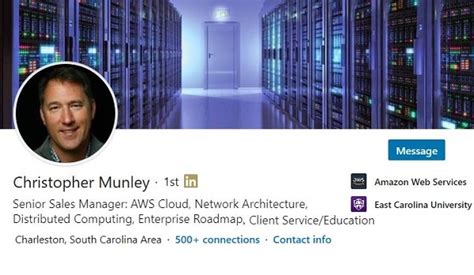 LinkedIn Profile Resume Example: Cybersecurity, Cloud Computing ...