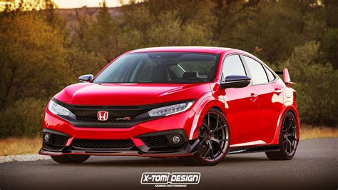 2016 Honda Civic sedan Type-R - Rendering