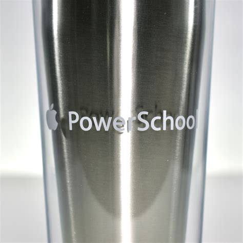 PowerSchool Insulated Cup (stainless steel, white logo) – mattjfuller.com