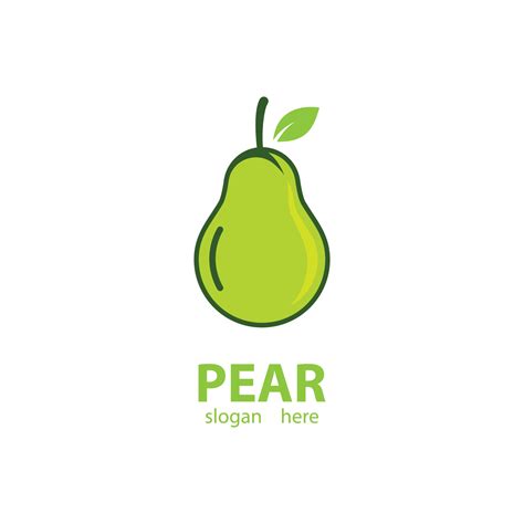 Pear logo images 14398885 Vector Art at Vecteezy